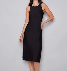 daphne belize satin sleeveless dress