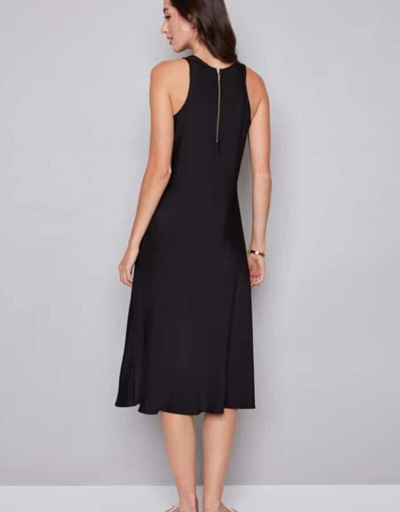 daphne belize satin sleeveless dress