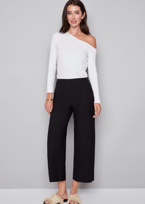 elizabeth techno wide leg cropped pant