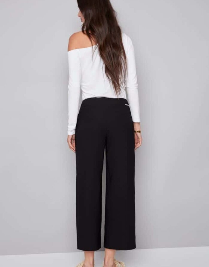 elizabeth techno wide leg cropped pant