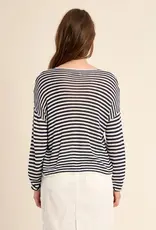 Stripe knit sweater