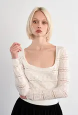 Crochet sweater top