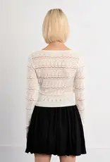 Crochet sweater top