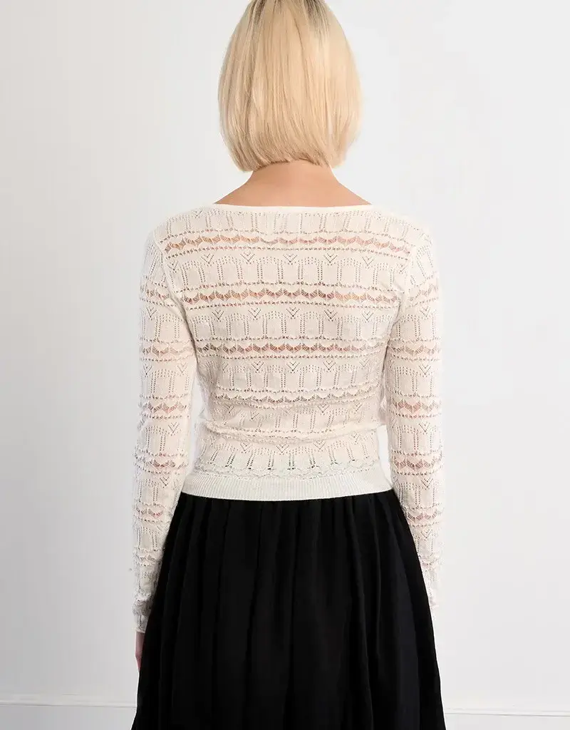 Crochet sweater top