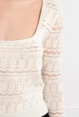 Crochet sweater top