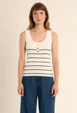 Stripe button tank