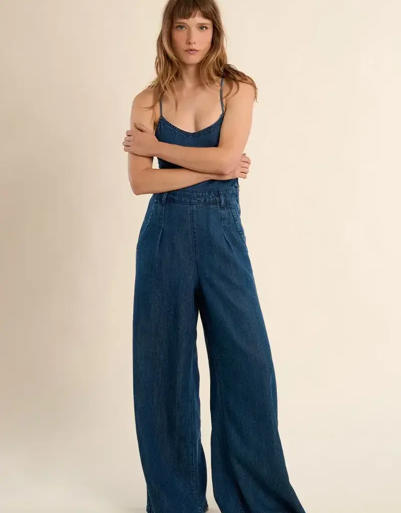 Corset back jumpsuit