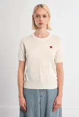 Heart knit top