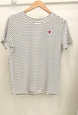 Stripe heart top