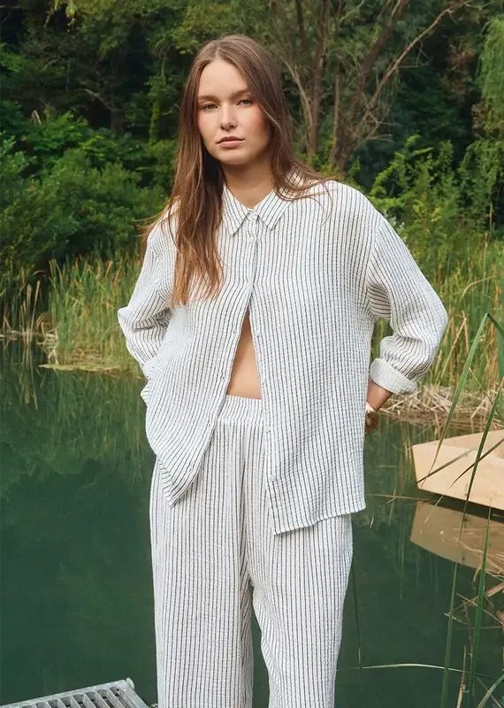 Stripe relaxed shirt