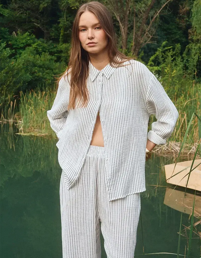 Stripe relaxed shirt