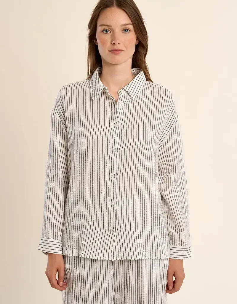 Stripe relaxed shirt