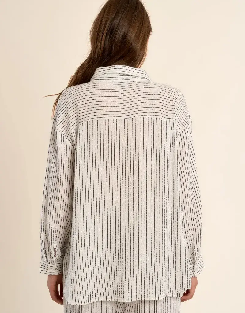 Stripe relaxed shirt