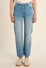 Straight denim jeans