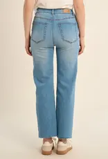 Straight denim jeans