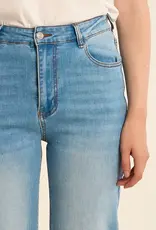 Straight denim jeans