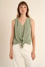 Front tie s/less top