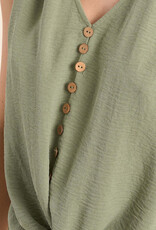 Front tie s/less top