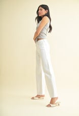 Longer length Wide leg