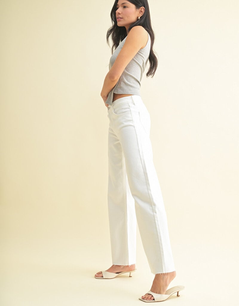 Longer length Wide leg