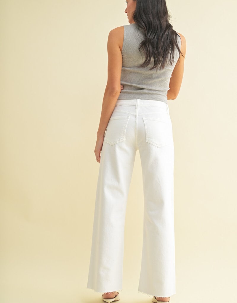 Longer length Wide leg