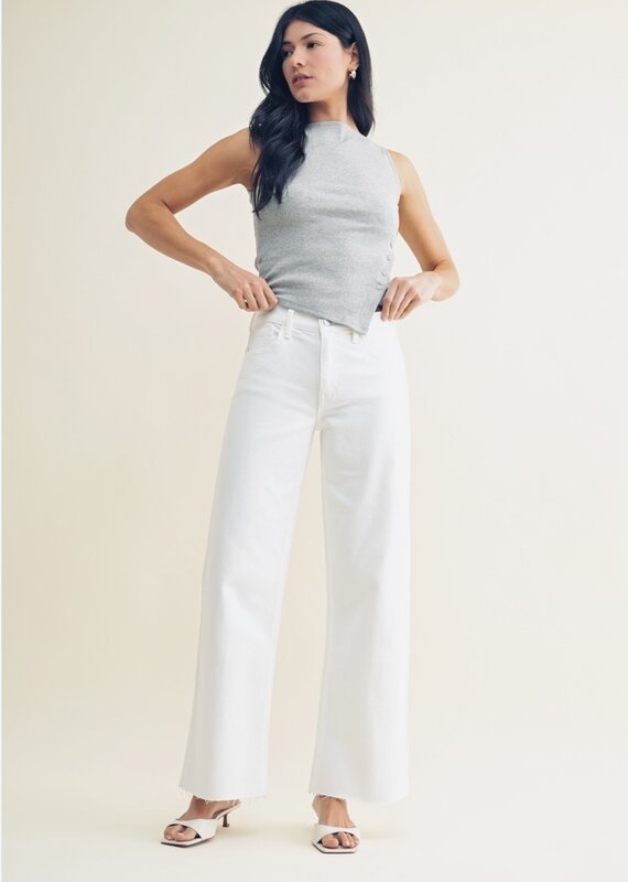 Longer length Wide leg