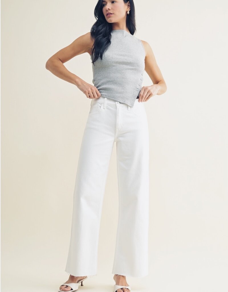 Longer length Wide leg