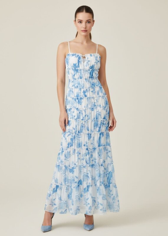 Tiered maxi dress