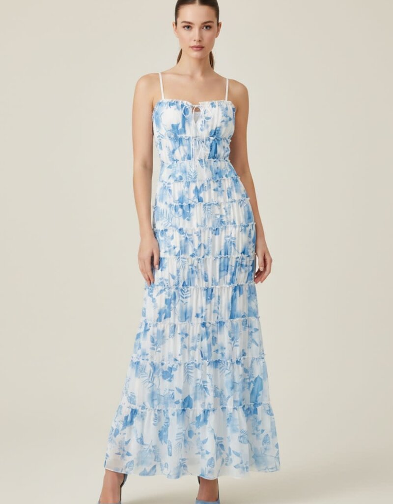 Tiered maxi dress