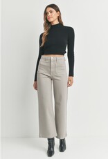 Patch pocket wide leg