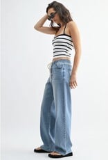 Longer length pull on drawstring