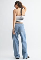 Longer length pull on drawstring