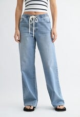 Longer length pull on drawstring