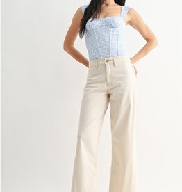 Stretch twill trouser