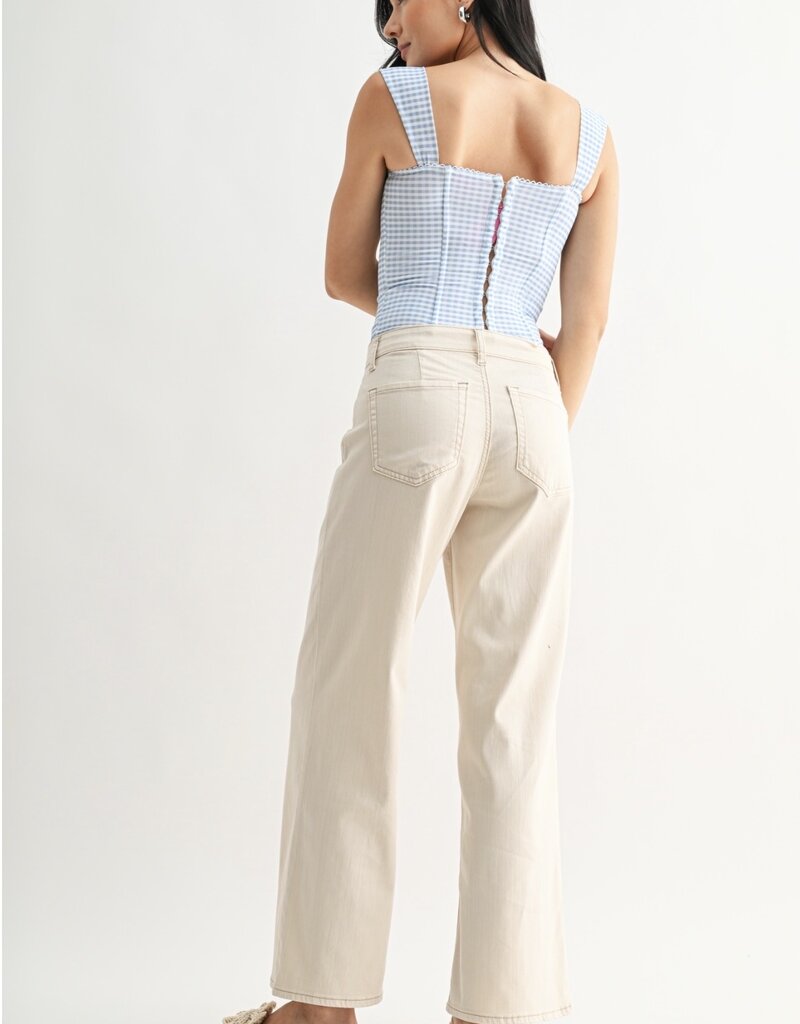 Stretch twill trouser