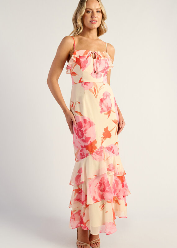 Garden floral dress