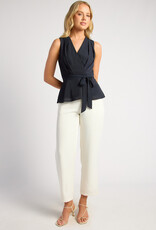 Ella tie front top