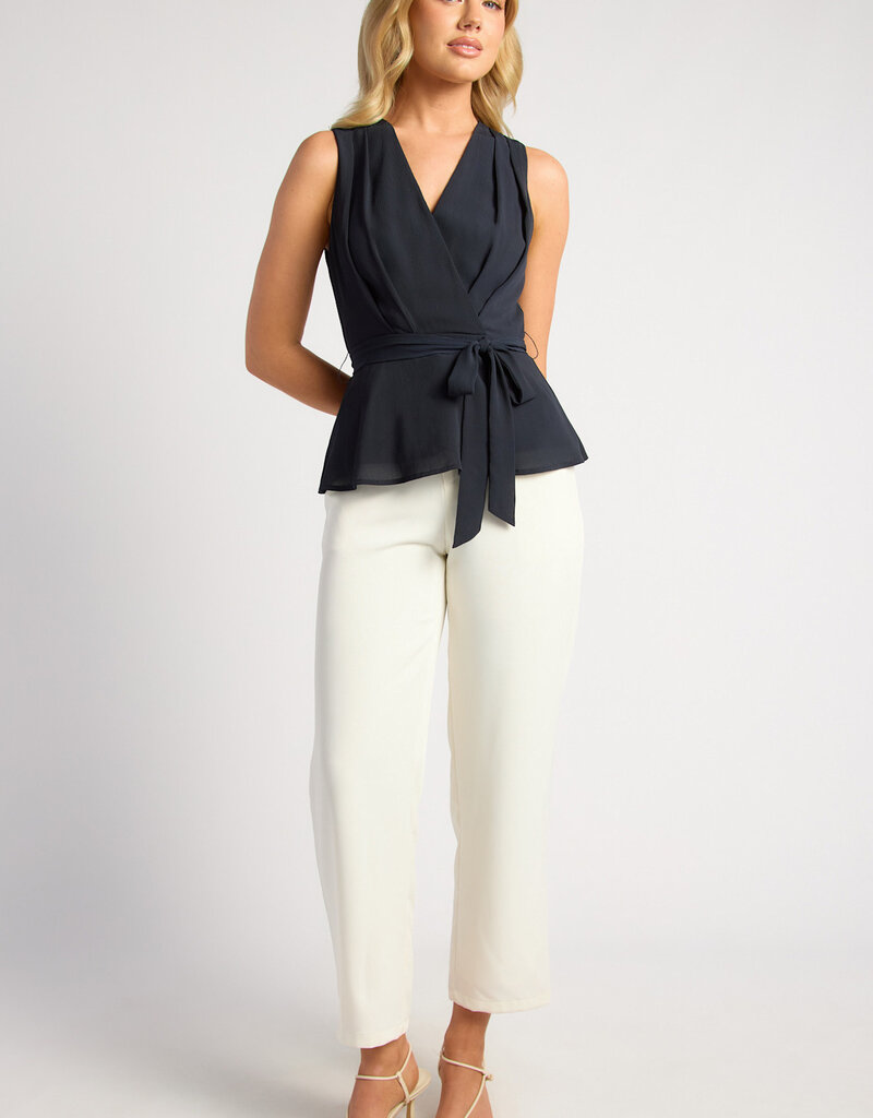 Ella tie front top