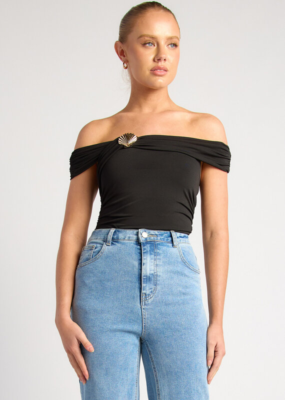 Off shoulder bodysuit