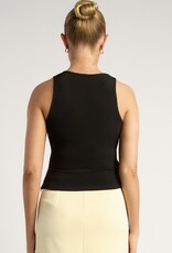 Wrap top w/tie