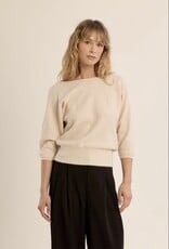 Scoop back sweater