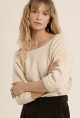 Scoop back sweater