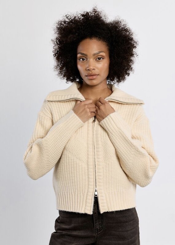 Zip sweater jacket