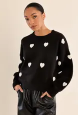 Puffy heart sweater