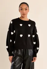 Puffy heart sweater