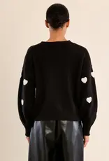 Puffy heart sweater