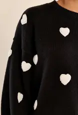 Puffy heart sweater