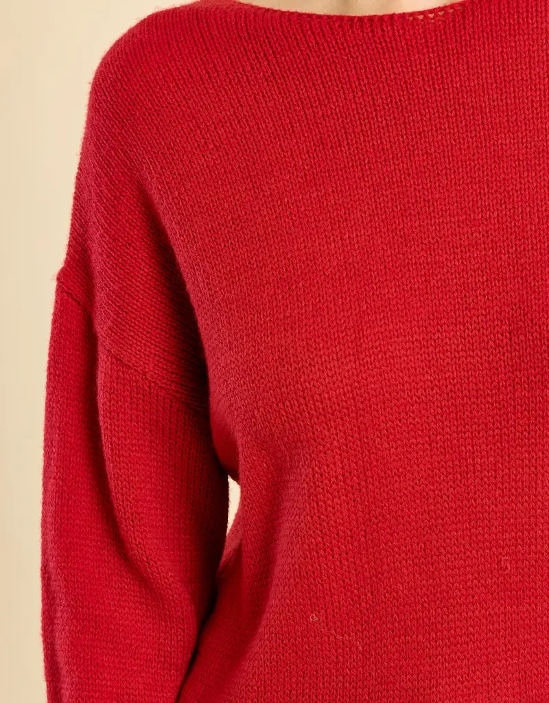 Round neck sweater