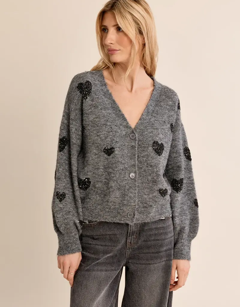 Heart cardigan