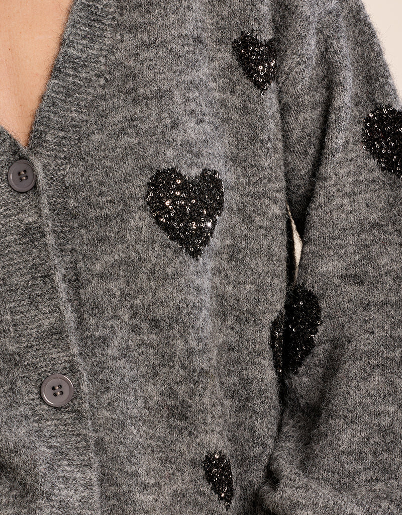Heart cardigan